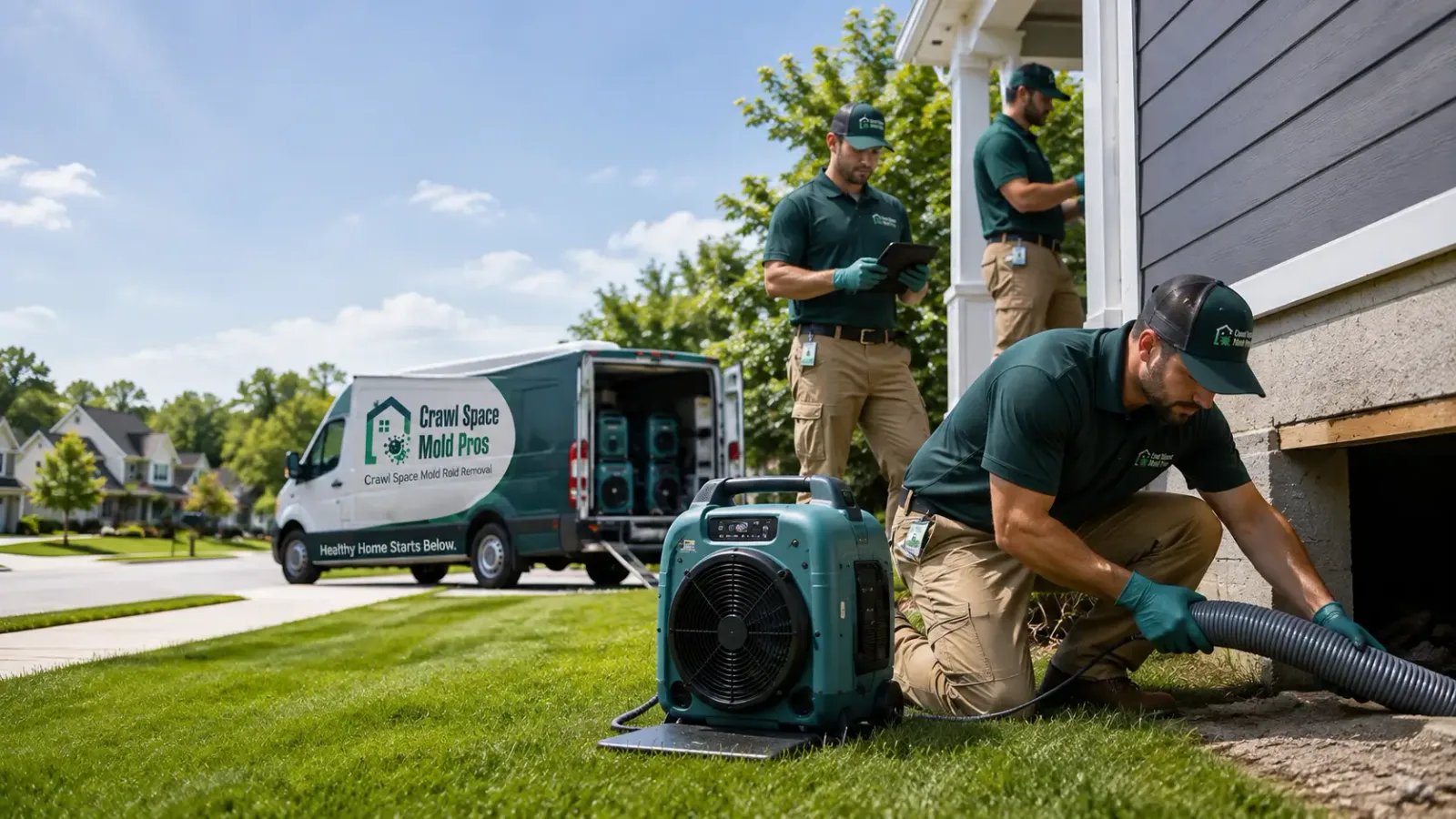 Crawl Space Mold Removal in Athens, OH